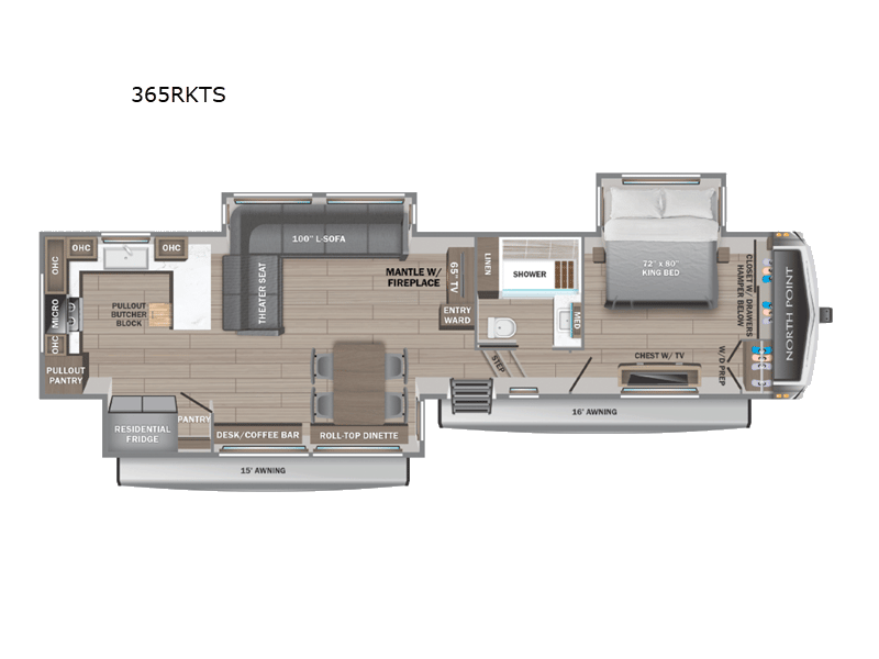 2025 Jayco 2025 Jayco North Point - thumbnail 3