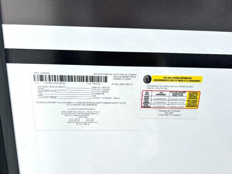 2025 Keystone RV 2025 Keystone RV Residence - thumbnail 13