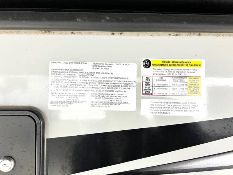 2018 Keystone RV 2018 Keystone RV Avalanche - thumbnail 10