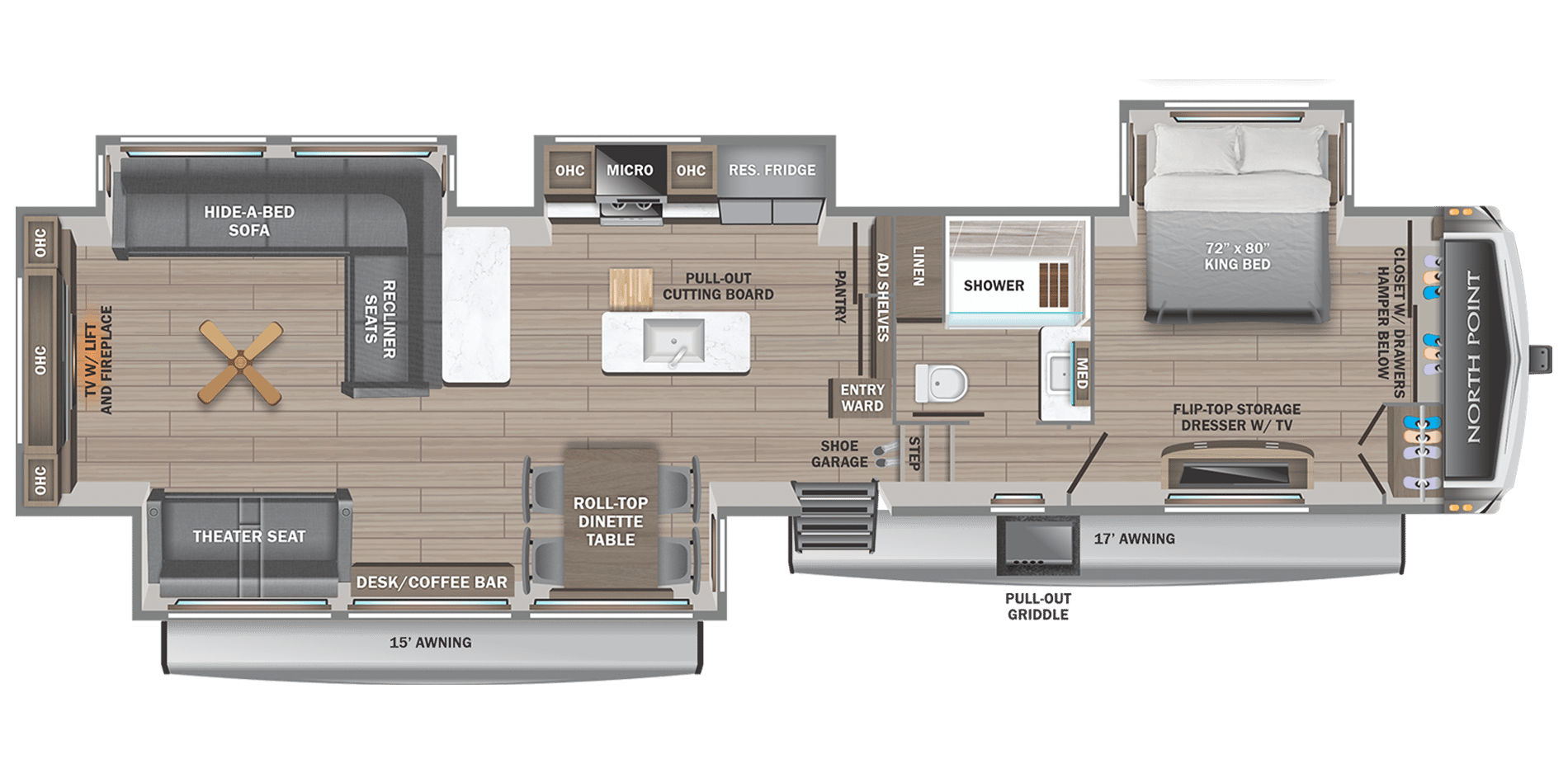 2025 Jayco 2025 Jayco North Point - thumbnail 3