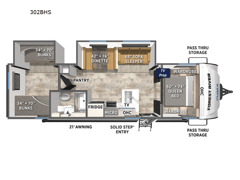 2026 Forest River 2026 Forest River Puma Tracks - thumbnail 3
