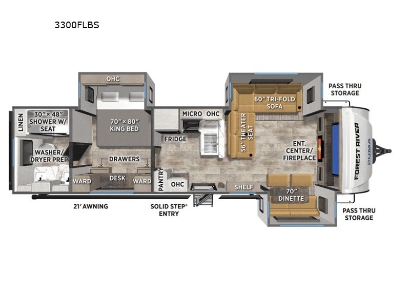 2026 Forest River 2026 Forest River Puma Tracks - thumbnail 3