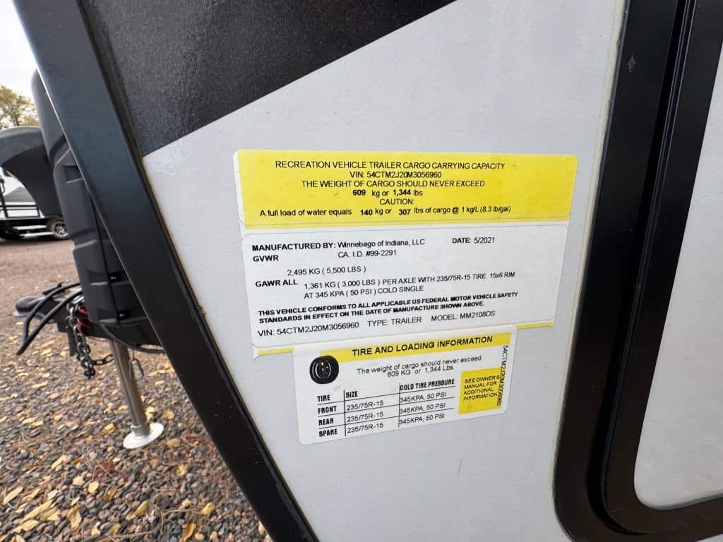 2021 Winnebago 2021 Winnebago Micro Minnie - thumbnail 18