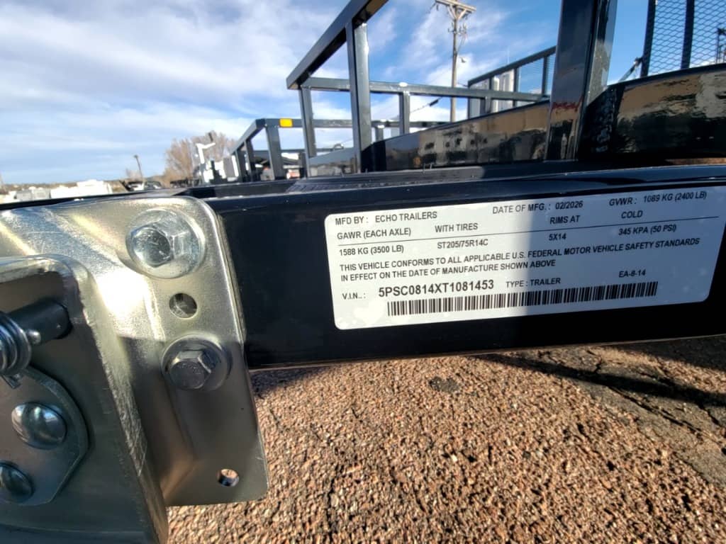 2026 Echo Trailers 2026 Echo Trailers Echo Advantage 5'x8' - thumbnail 9