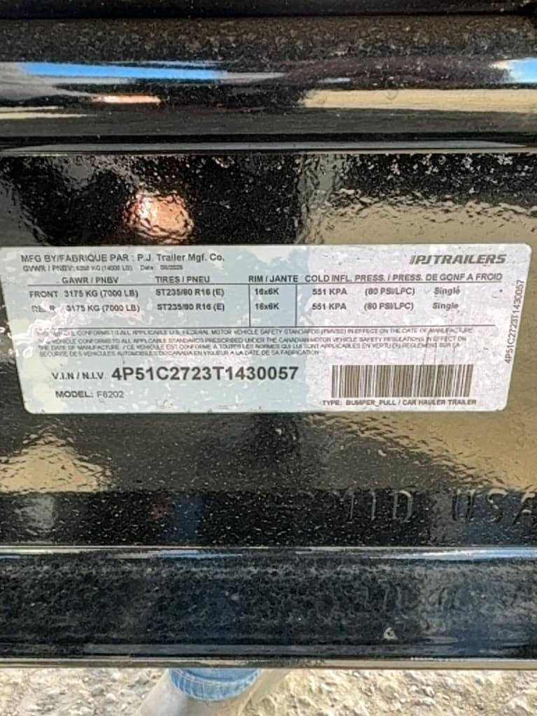 2026 PJ Trailers 2026 PJ Trailers I-Beam Deckover F8 - thumbnail 8