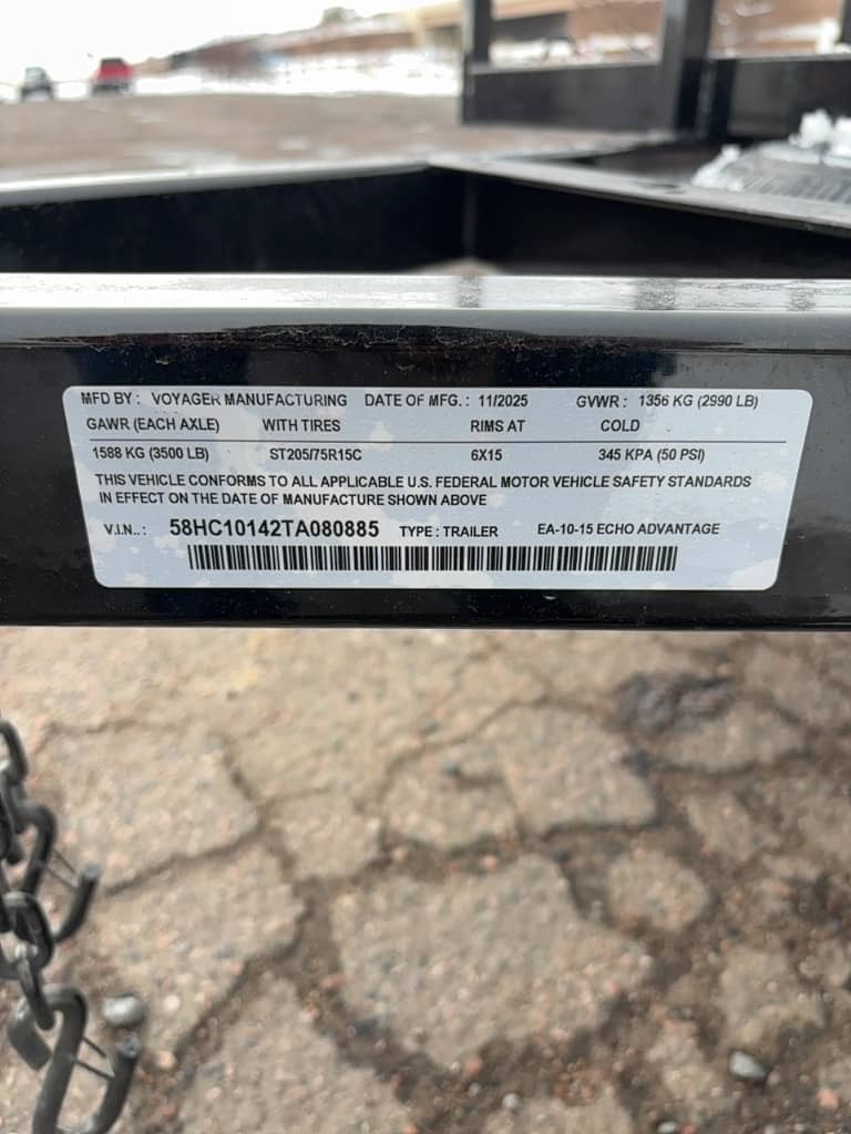 2026 Echo Trailers 2026 Echo Trailers Advantage - thumbnail 3