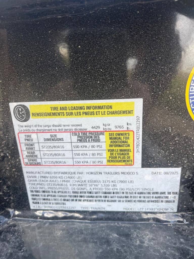 2026 Horizon Trailers 2026 Horizon Trailers LZ7 - thumbnail 5