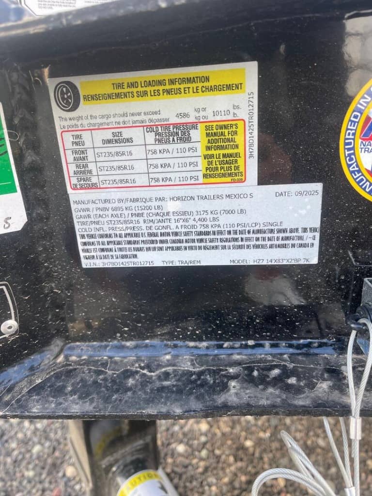 2026 Horizon Trailers 2026 Horizon Trailers HZ7 - thumbnail 5