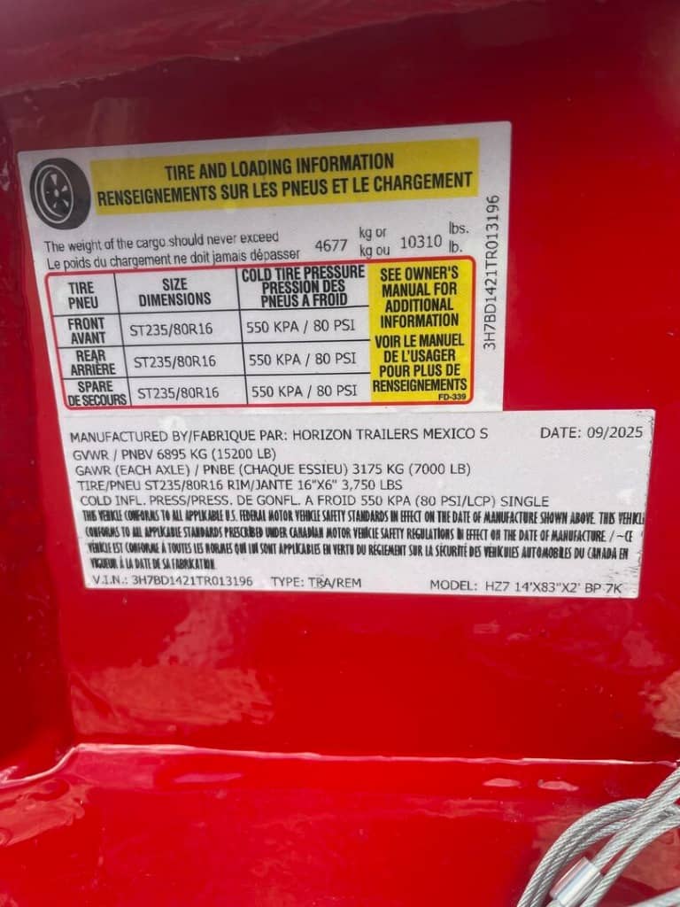 2026 Horizon Trailers 2026 Horizon Trailers HZ7 - thumbnail 5