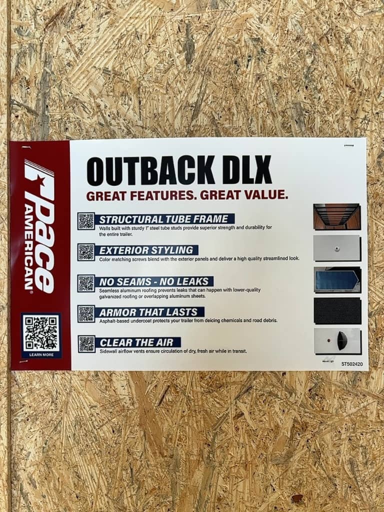 2026 Pace American 2026 Pace American Outback DLX - thumbnail 8