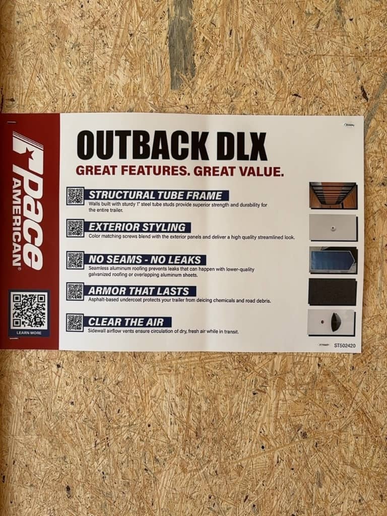 2026 Pace American 2026 Pace American Outback DLX - thumbnail 17