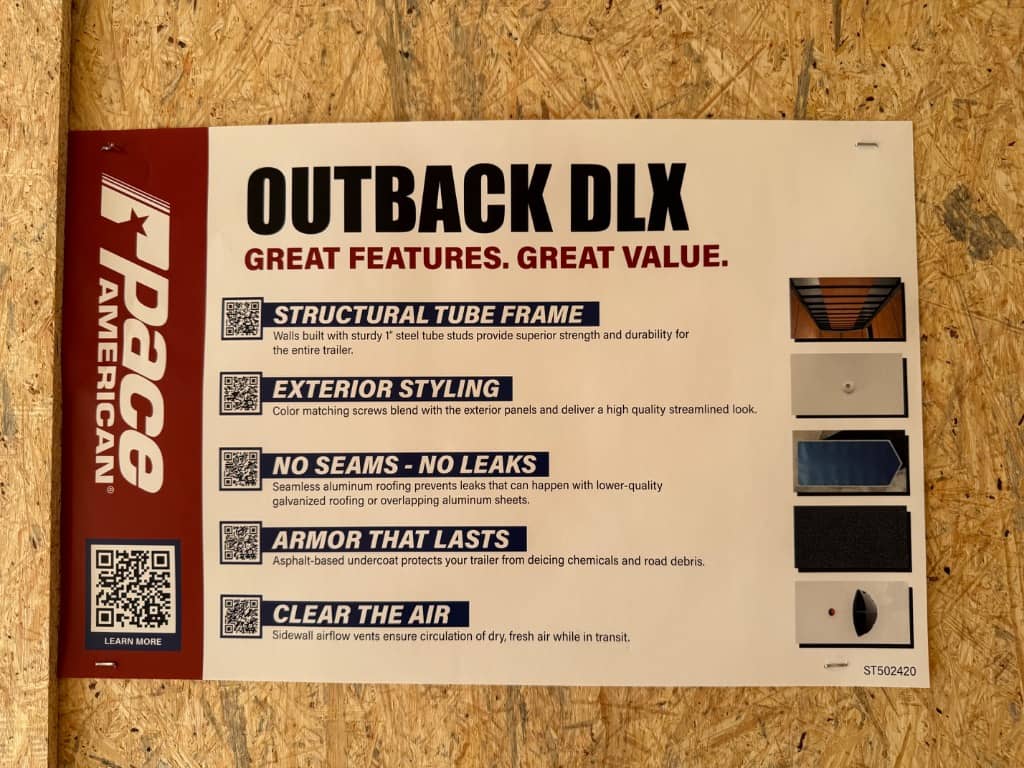 2026 Pace American 2026 Pace American Outback DLX - thumbnail 9