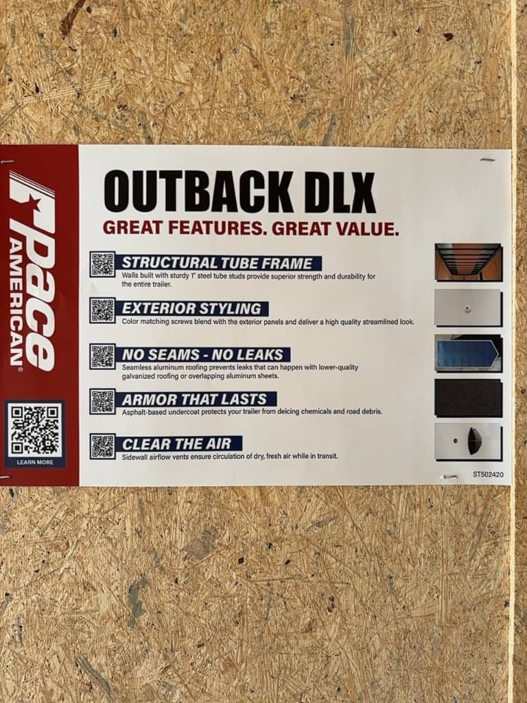 2026 Pace American 2026 Pace American Outback DLX - thumbnail 15