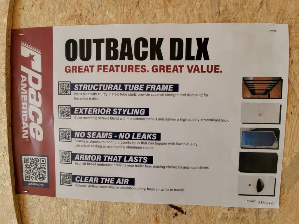 2026 Pace American 2026 Pace American Outback DLX - thumbnail 8