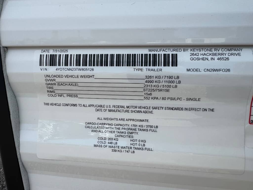 2026 Keystone RV 2026 Keystone RV Raptor Carbon Series Toy Hauler - thumbnail 21