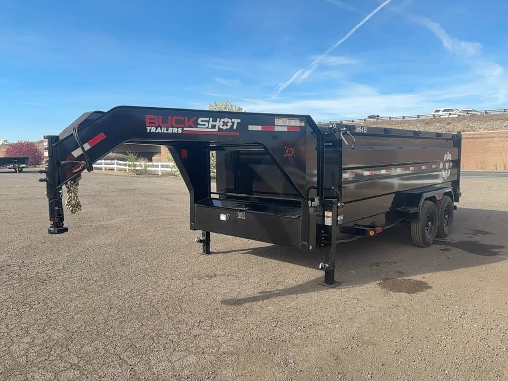 2027 Buckshot Trailers 2027 Buckshot Trailers 7'x16'x4' Gooseneck Dump - GHI416 - 3443 - thumbnail 3