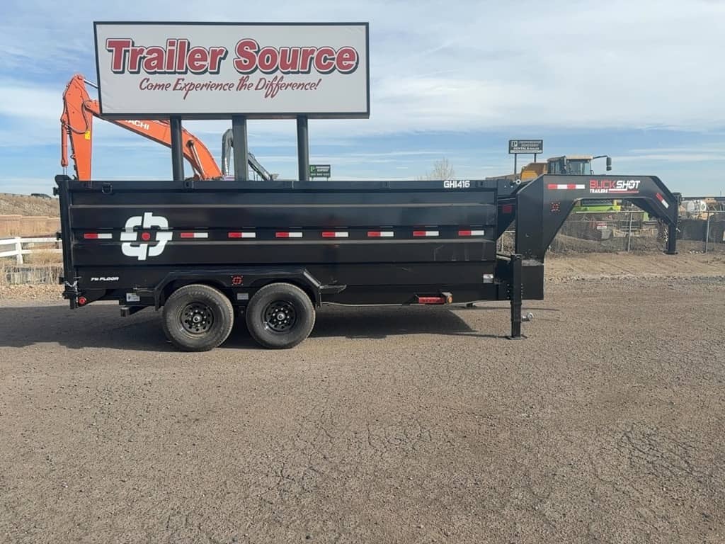 2027 Buckshot Trailers 2027 Buckshot Trailers 7'x16'x4' Gooseneck Dump - GHI416 - 3443 - thumbnail 11