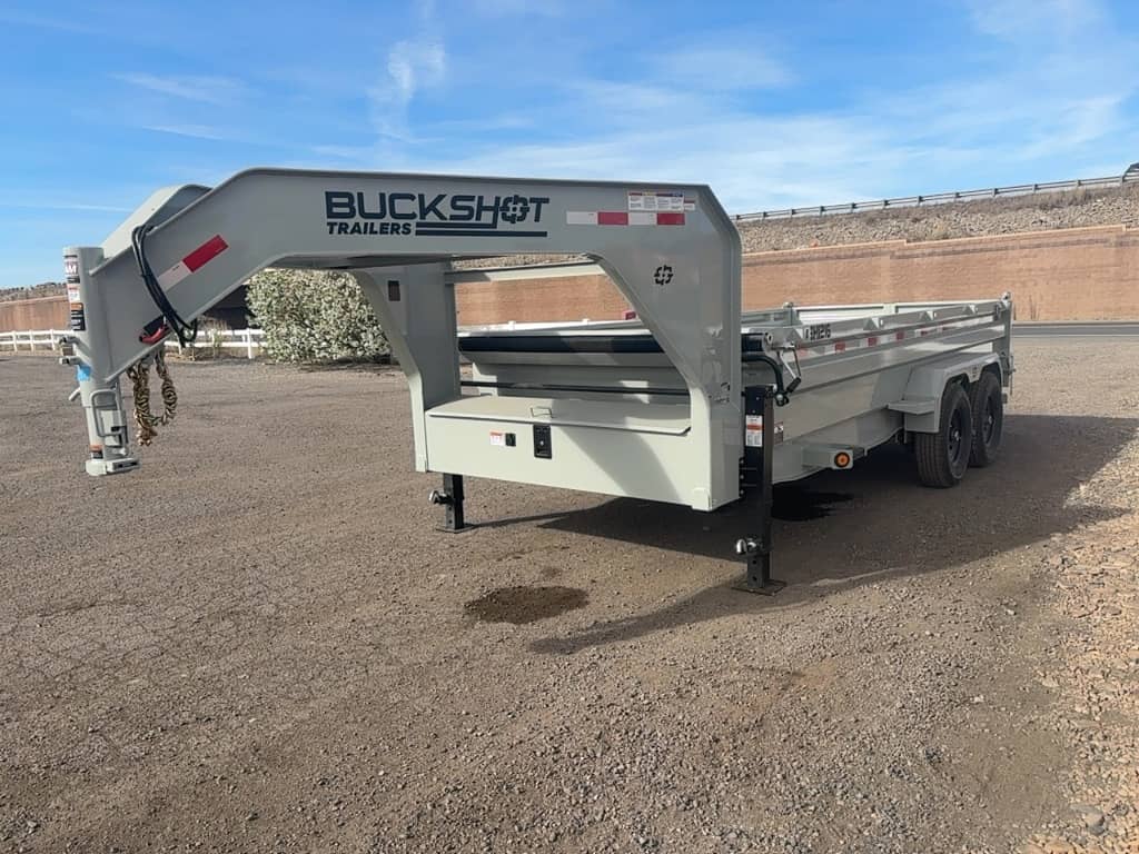 2027 Buckshot Trailers 2027 Buckshot Trailers 7'x16'x2' Gooseneck Dump - GHI216 - 3444 - thumbnail 3