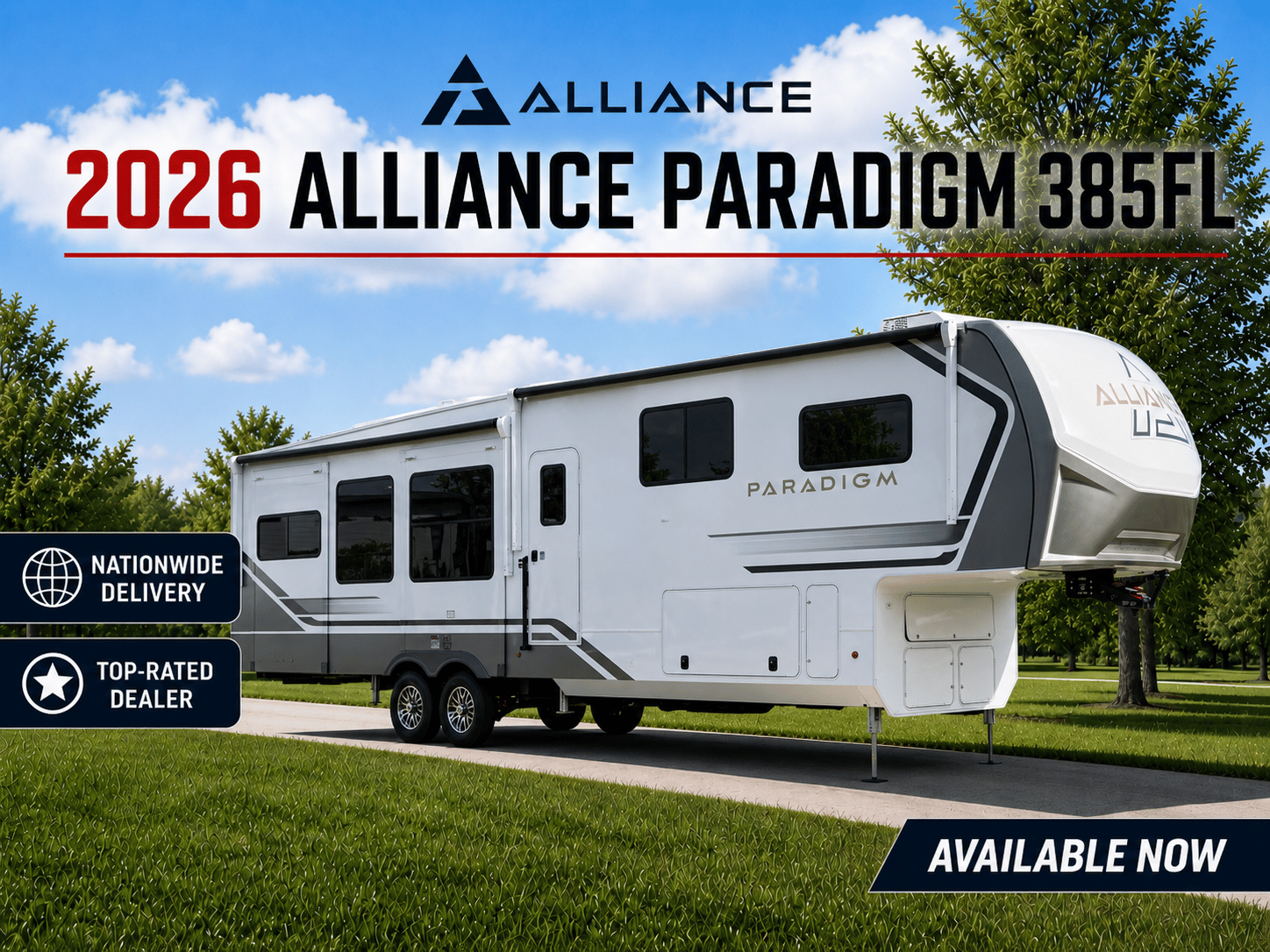 2026 Alliance RV Paradigm 385FL
