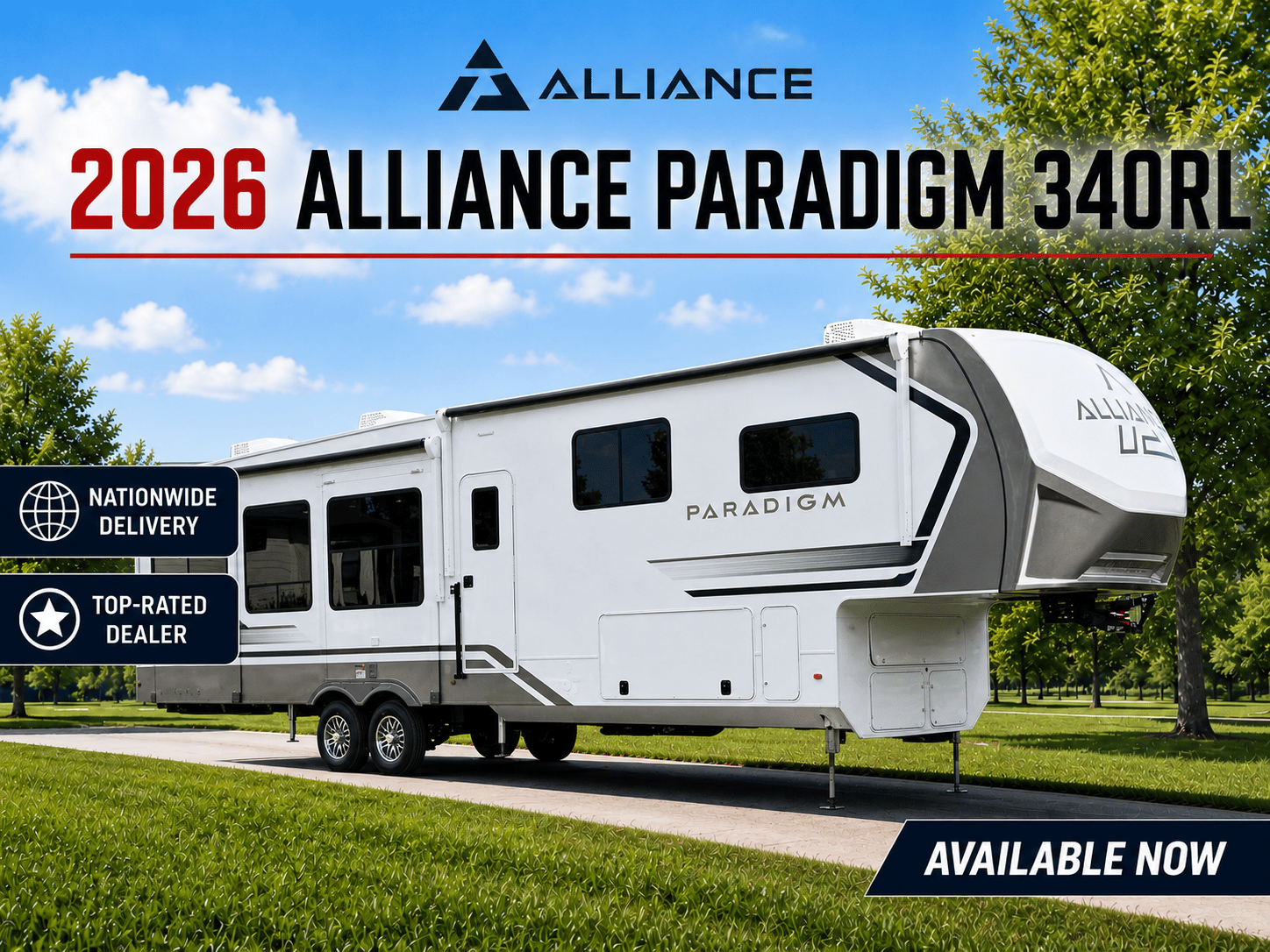 2026 Alliance RV Paradigm 340RL