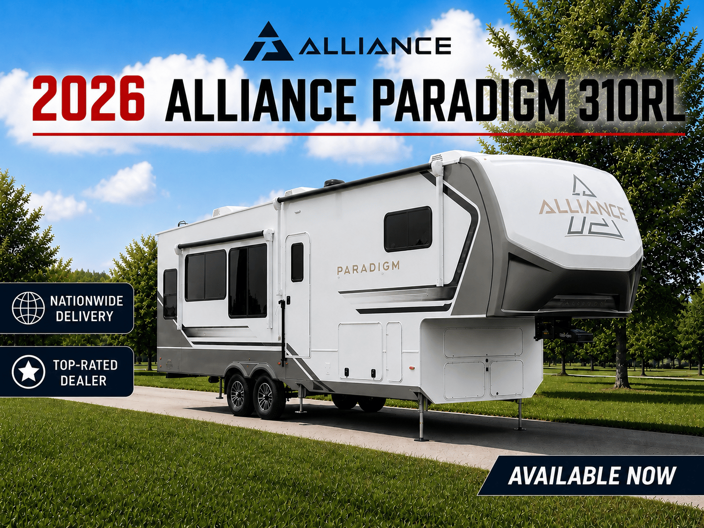 2026 Alliance RV Paradigm 310RL