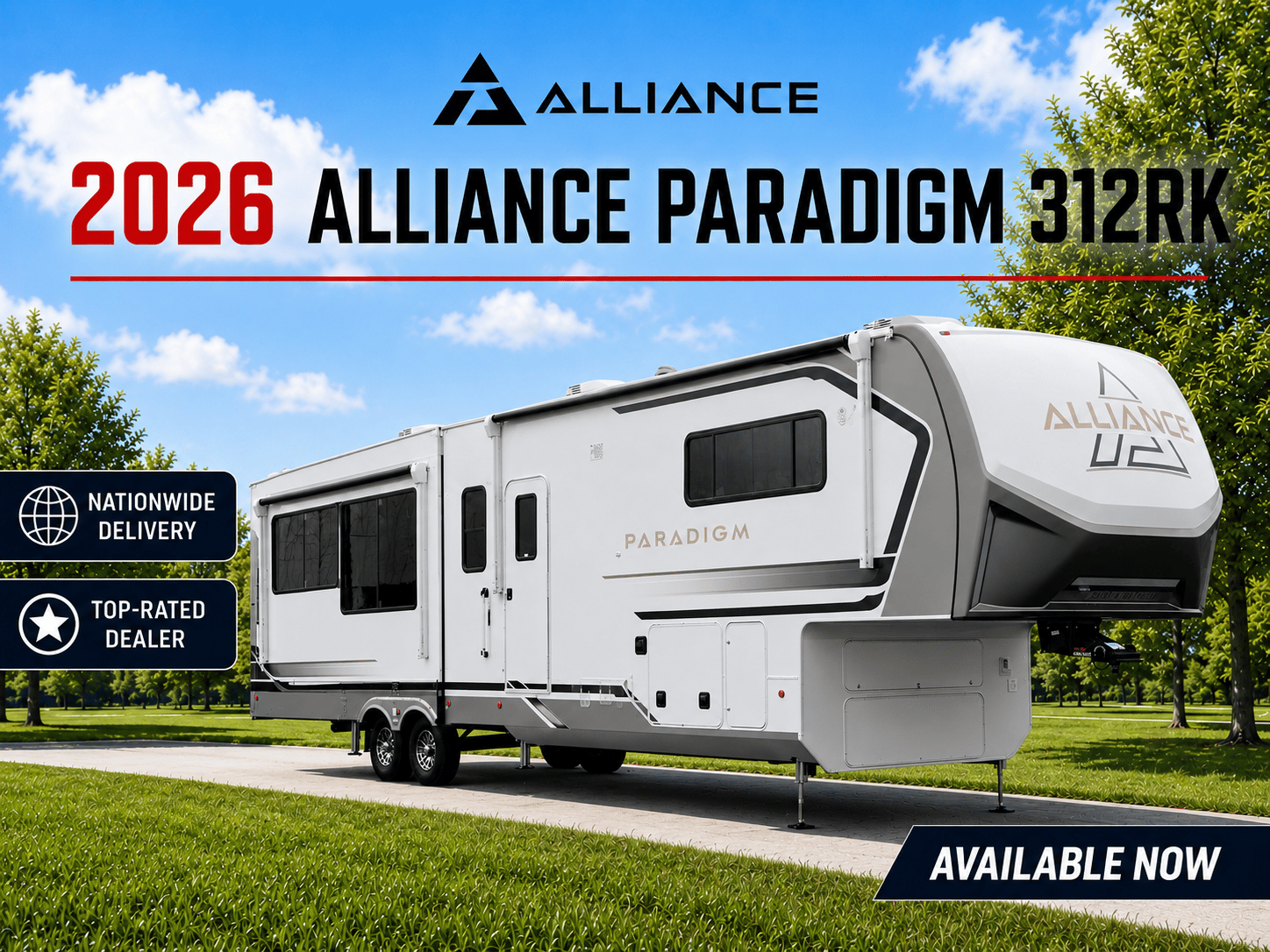 2026 Alliance RV Paradigm 312RK