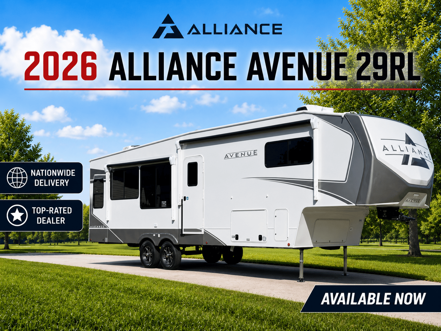 2026 Alliance RV Avenue All Access 29RL