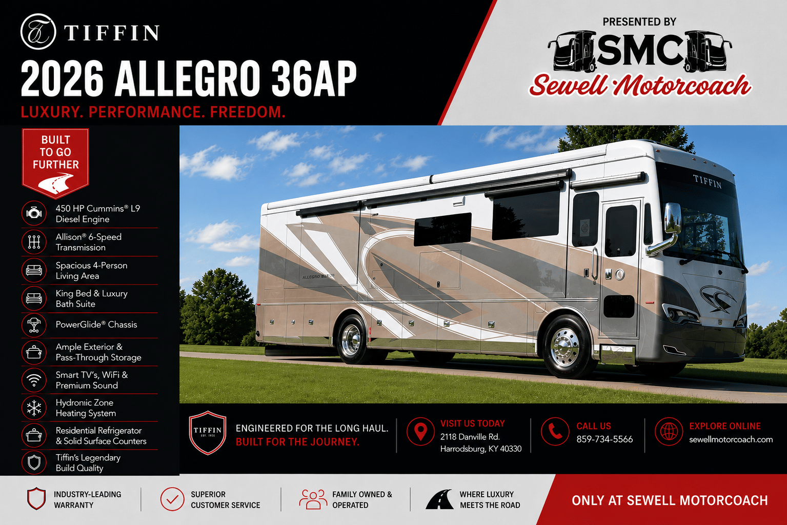 2026 Tiffin Allegro Bus 36AP