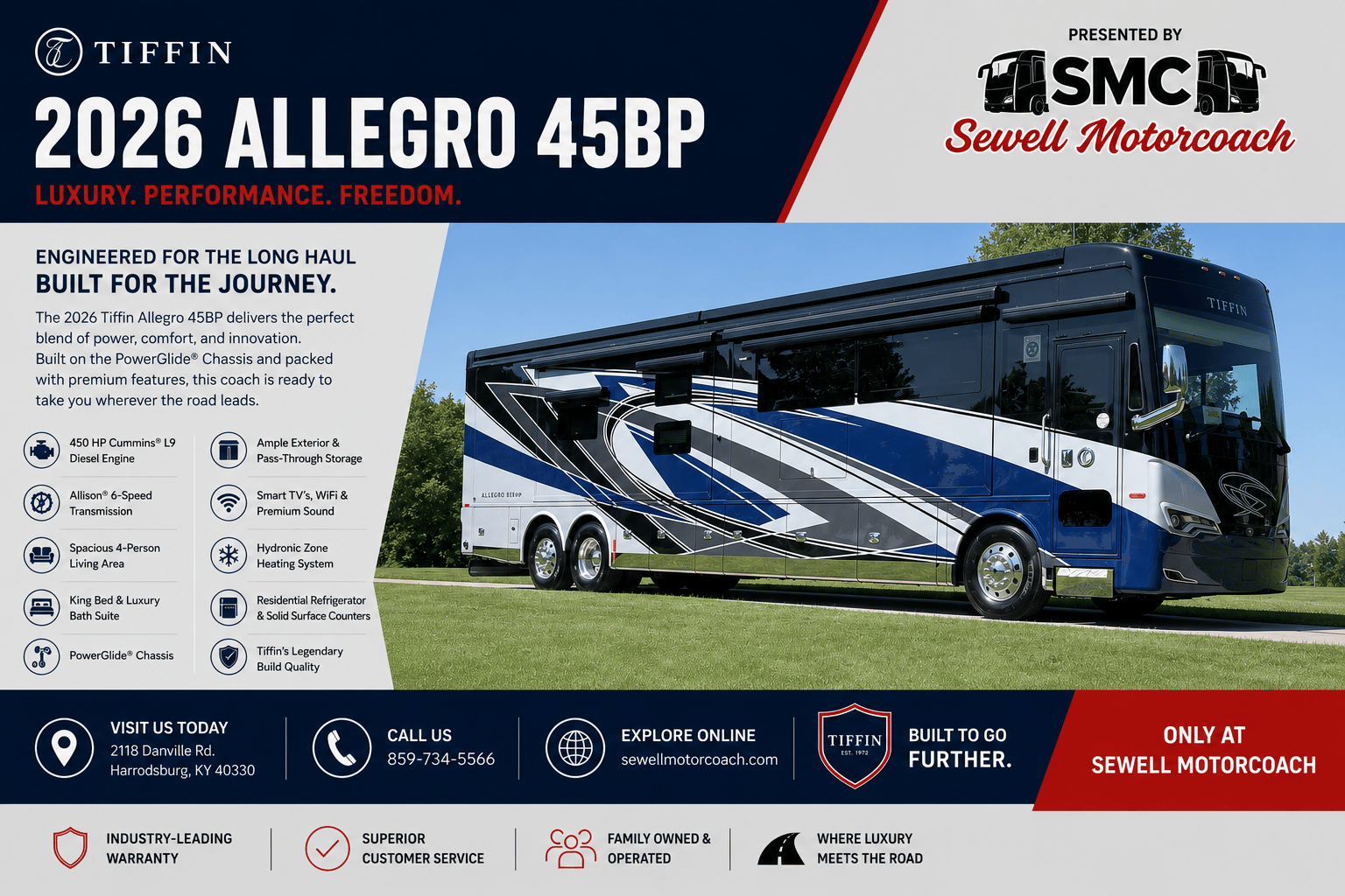 2026 Tiffin Allegro Bus 45 BP