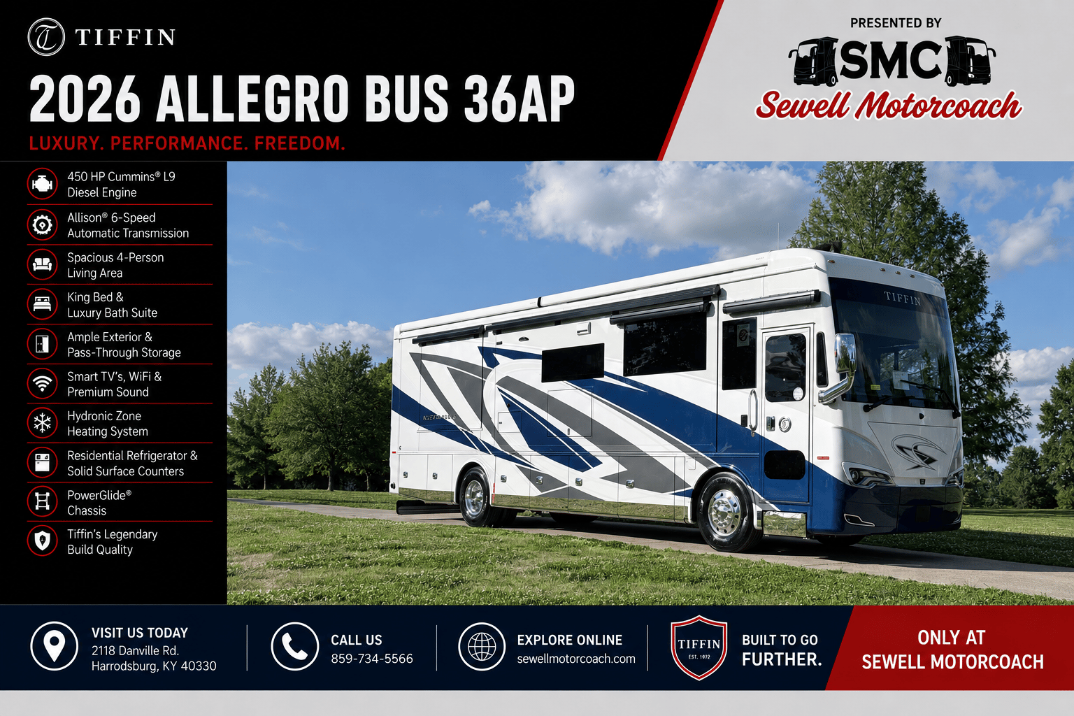 2026 Tiffin Allegro Bus 36AP