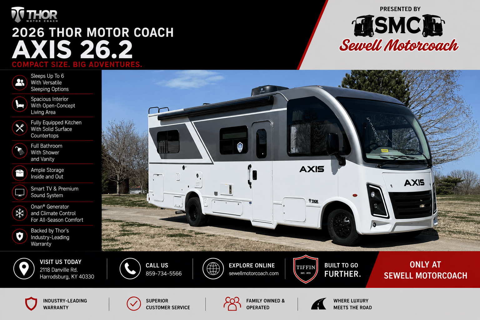 2026 Thor Motor Coach Axis 26.2