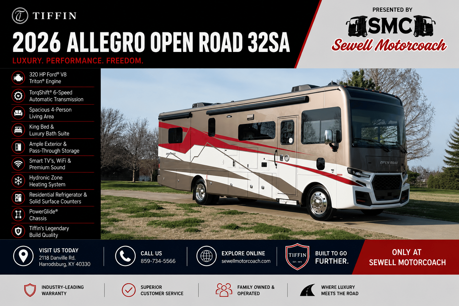 2026 Tiffin 2026 Tiffin Allegro Open Road - thumbnail 3