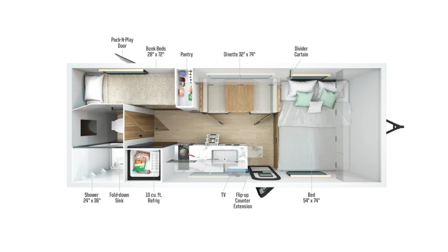 2027 Winnebago Micro Minnie 1800BH