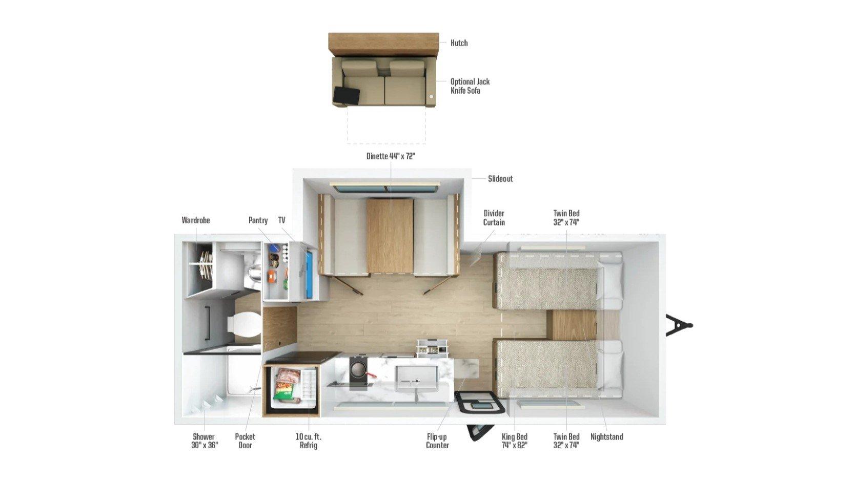 2027 Winnebago Micro Minnie 2108TB