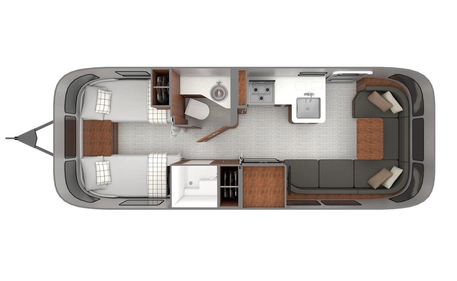 2027 Airstream Globetrotter 25FB Twin