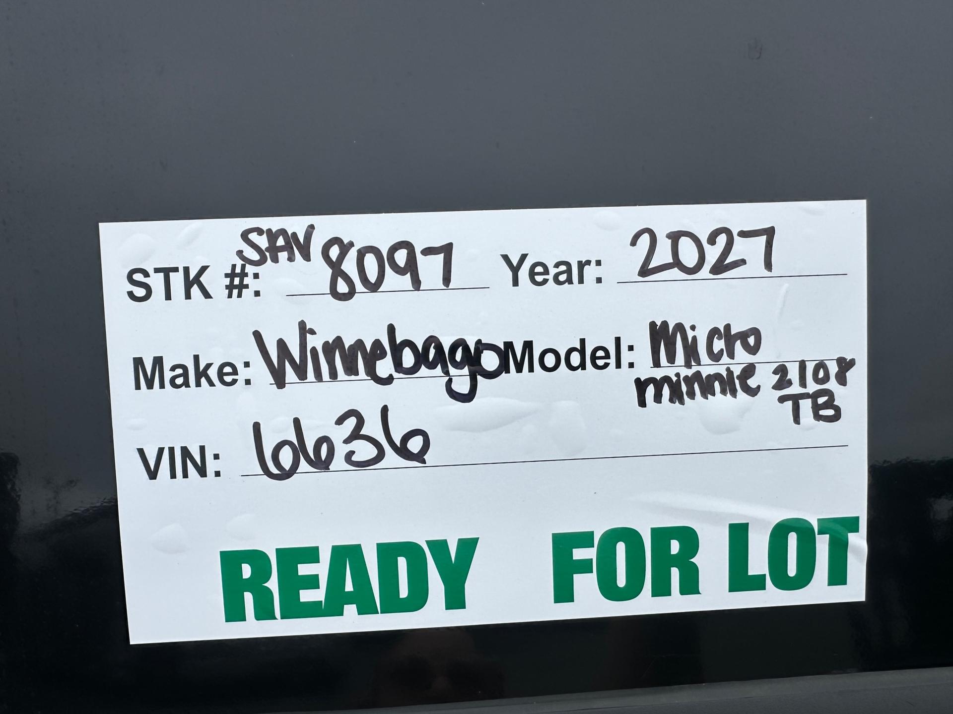 2027 Winnebago 2027 Winnebago Micro Minnie - thumbnail 19