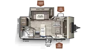 2022 Forest River Rockwood Mini Lite 2104S