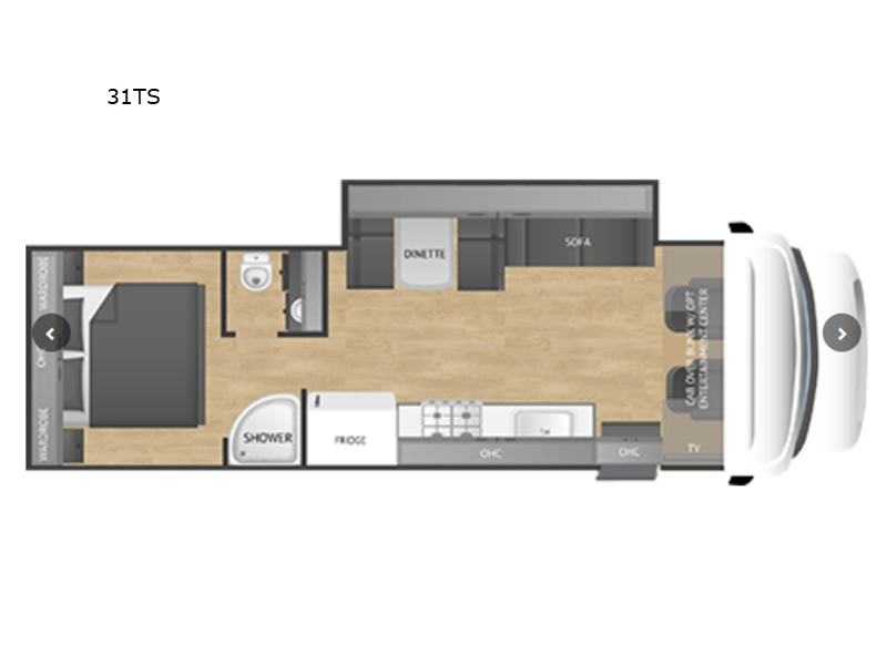 2025 NeXus RV Triumph Sport Series 31TS floorplan