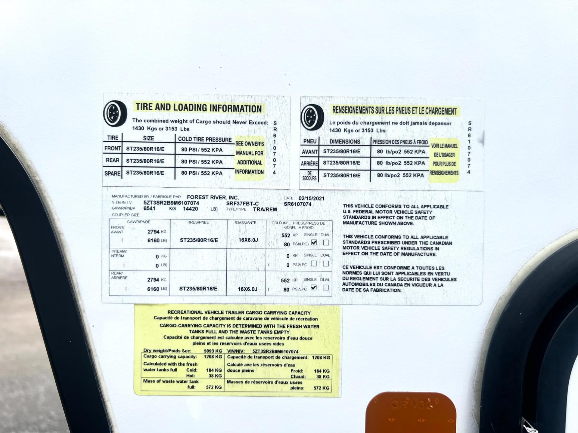 2021 Forest River 2021 Forest River Sabre - thumbnail 10