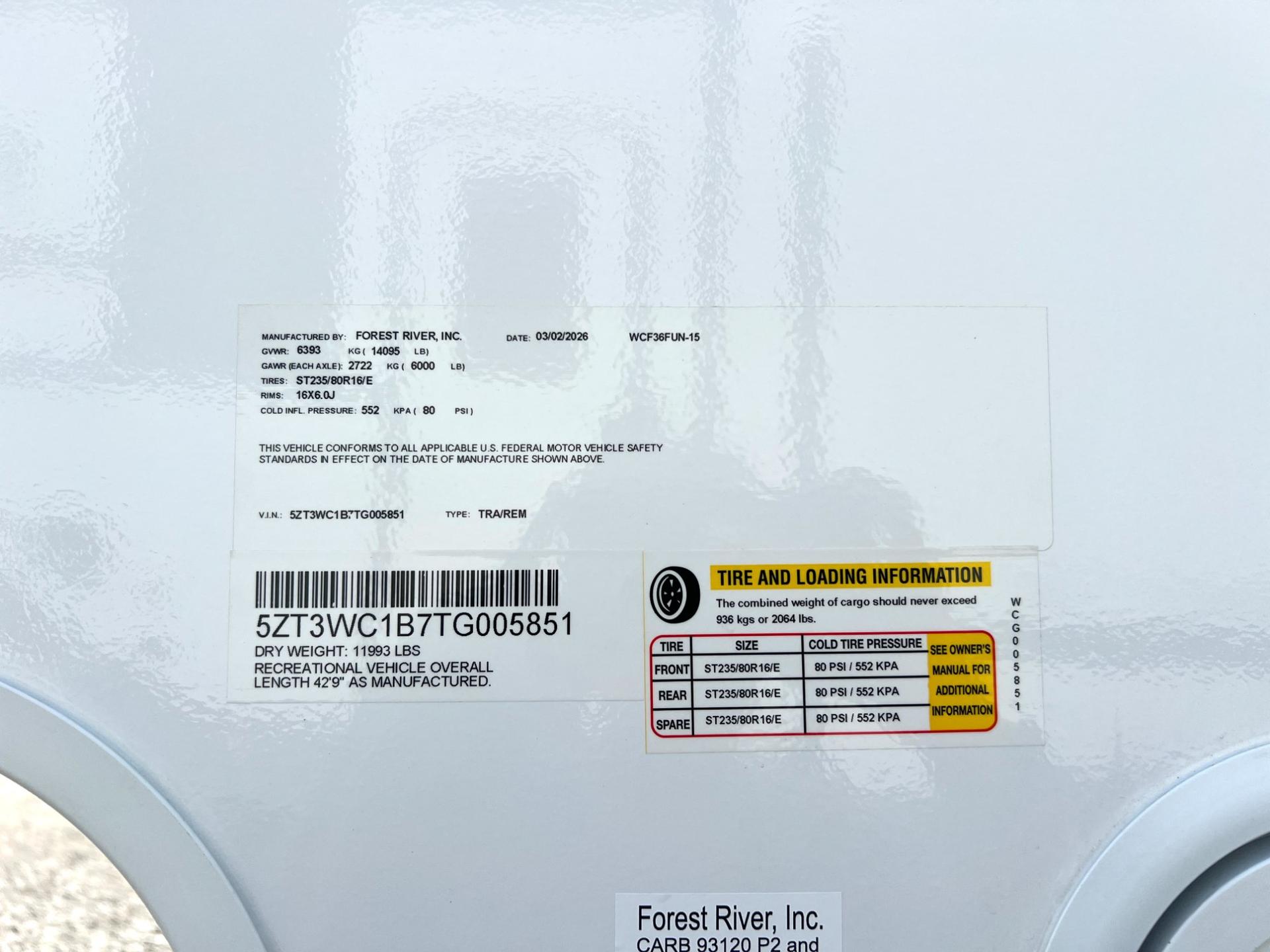 2026 Forest River 2026 Forest River Wildcat - thumbnail 10