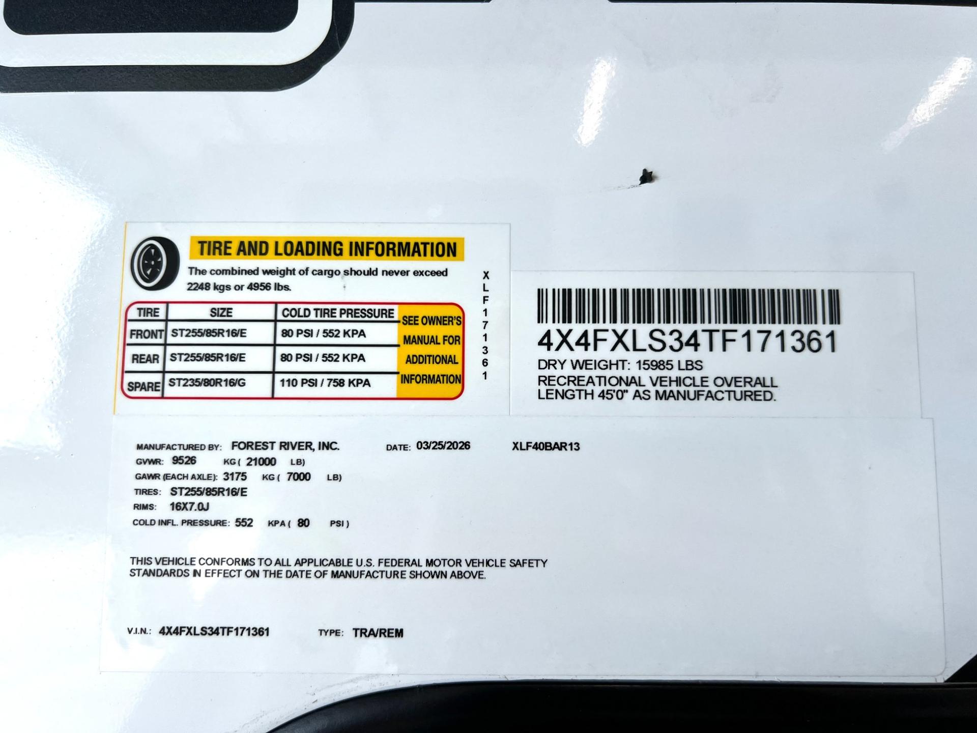 2026 Forest River 2026 Forest River Xlr Nitro - thumbnail 11