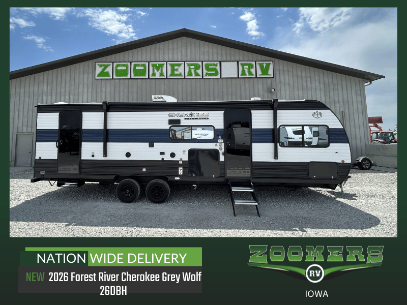 2026 Forest River Cherokee Grey Wolf 26DBH