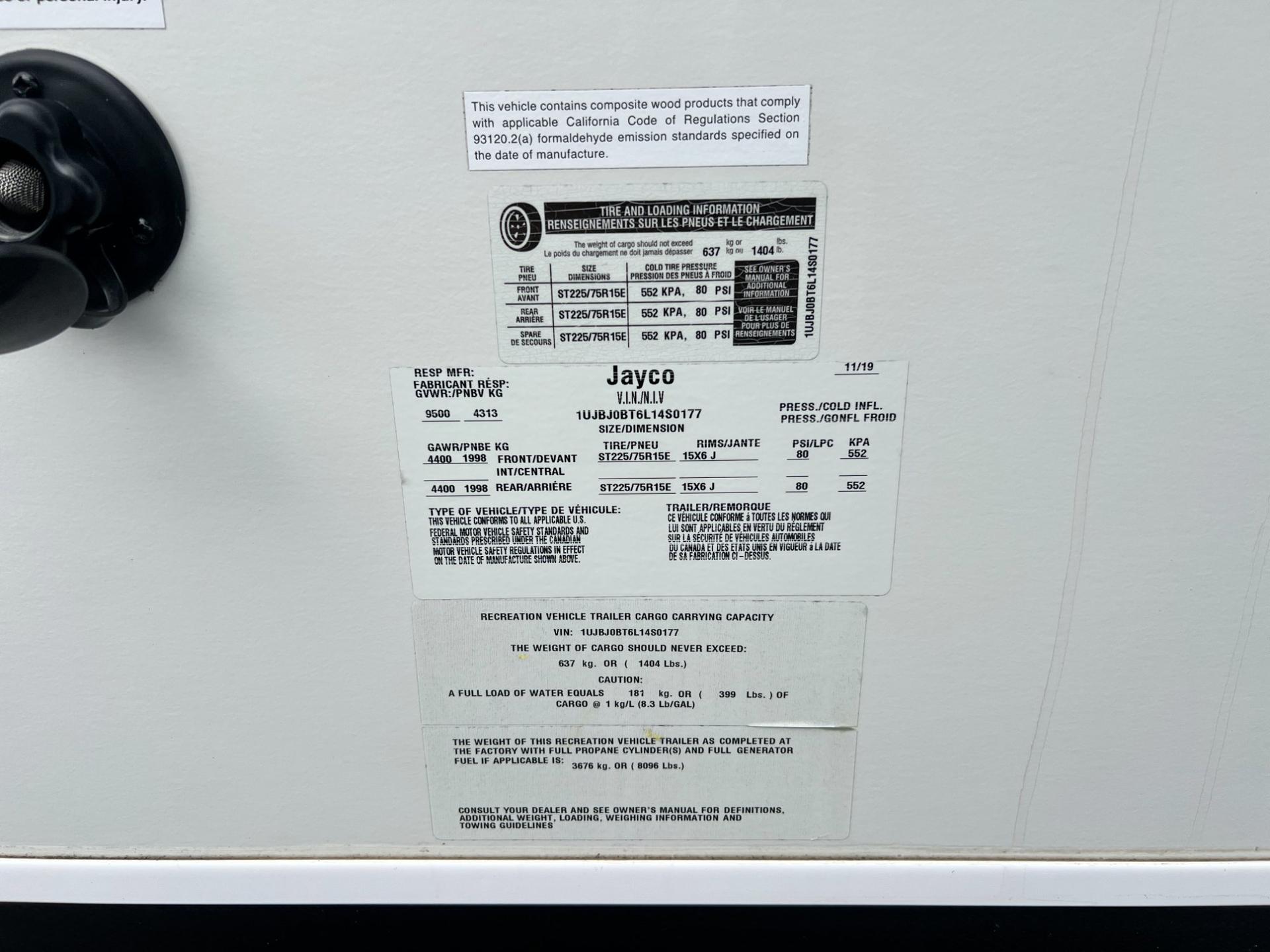 2020 Jayco 2020 Jayco White Hawk - thumbnail 8