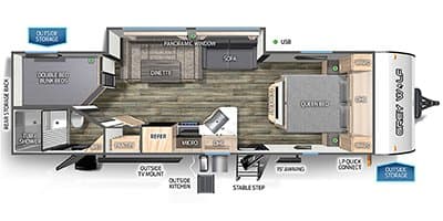 2023 Forest River 2023 Forest River Grey Wolf - thumbnail 2