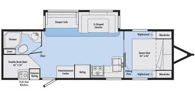 2018 Winnebago MINNIE Plus 27BHSS