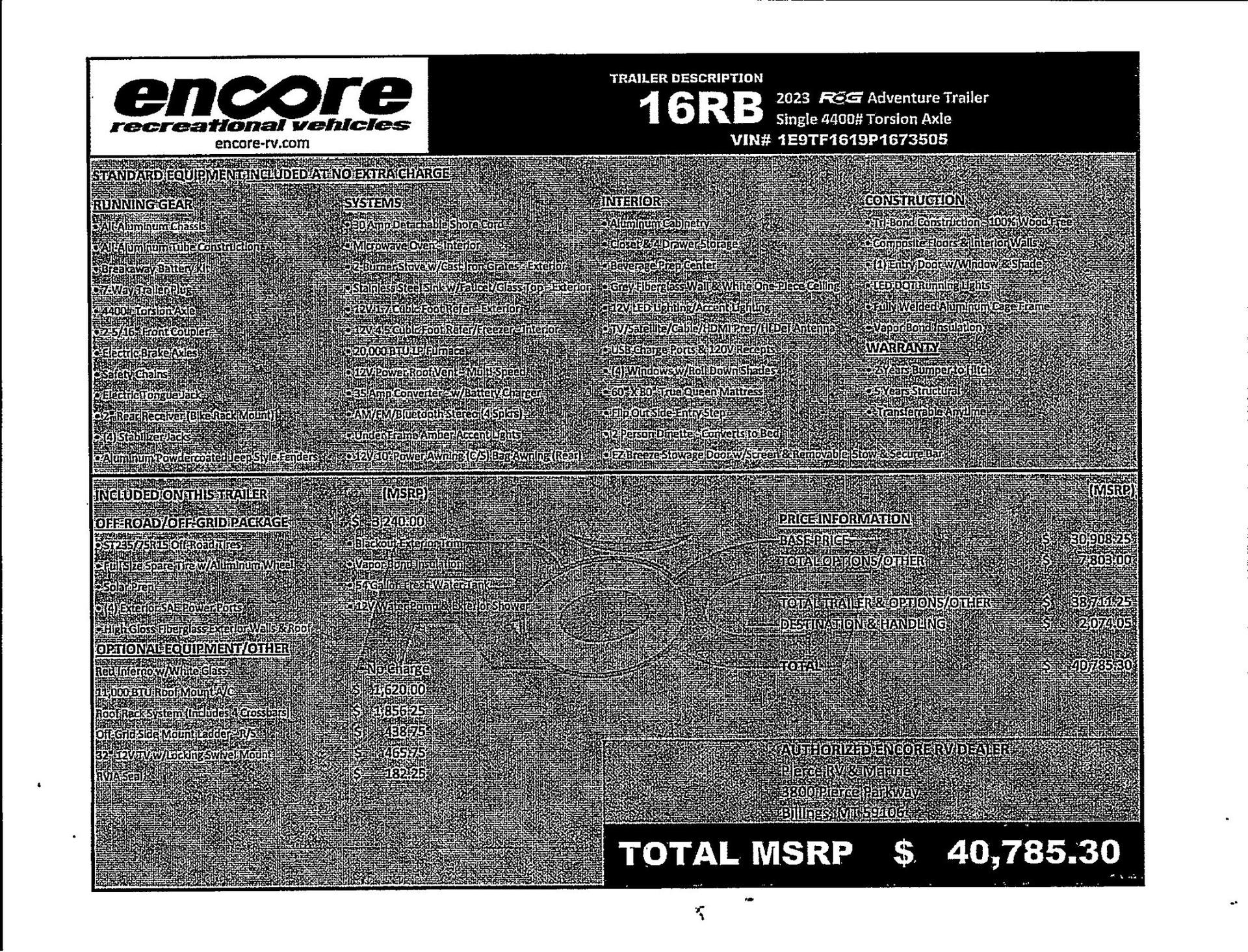 2023 Encore RV 2023 Encore RV Rogue - thumbnail 18