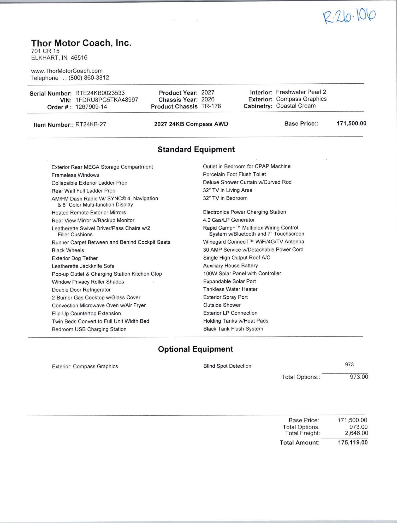 2027 Thor Motor Coach 2027 Thor Motor Coach COMPASS AWD - thumbnail 22