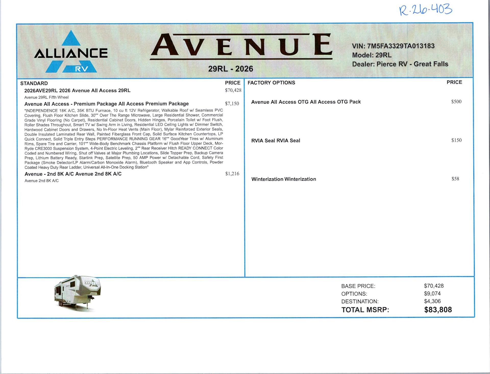 2026 Alliance 2026 Alliance Avenue - thumbnail 26