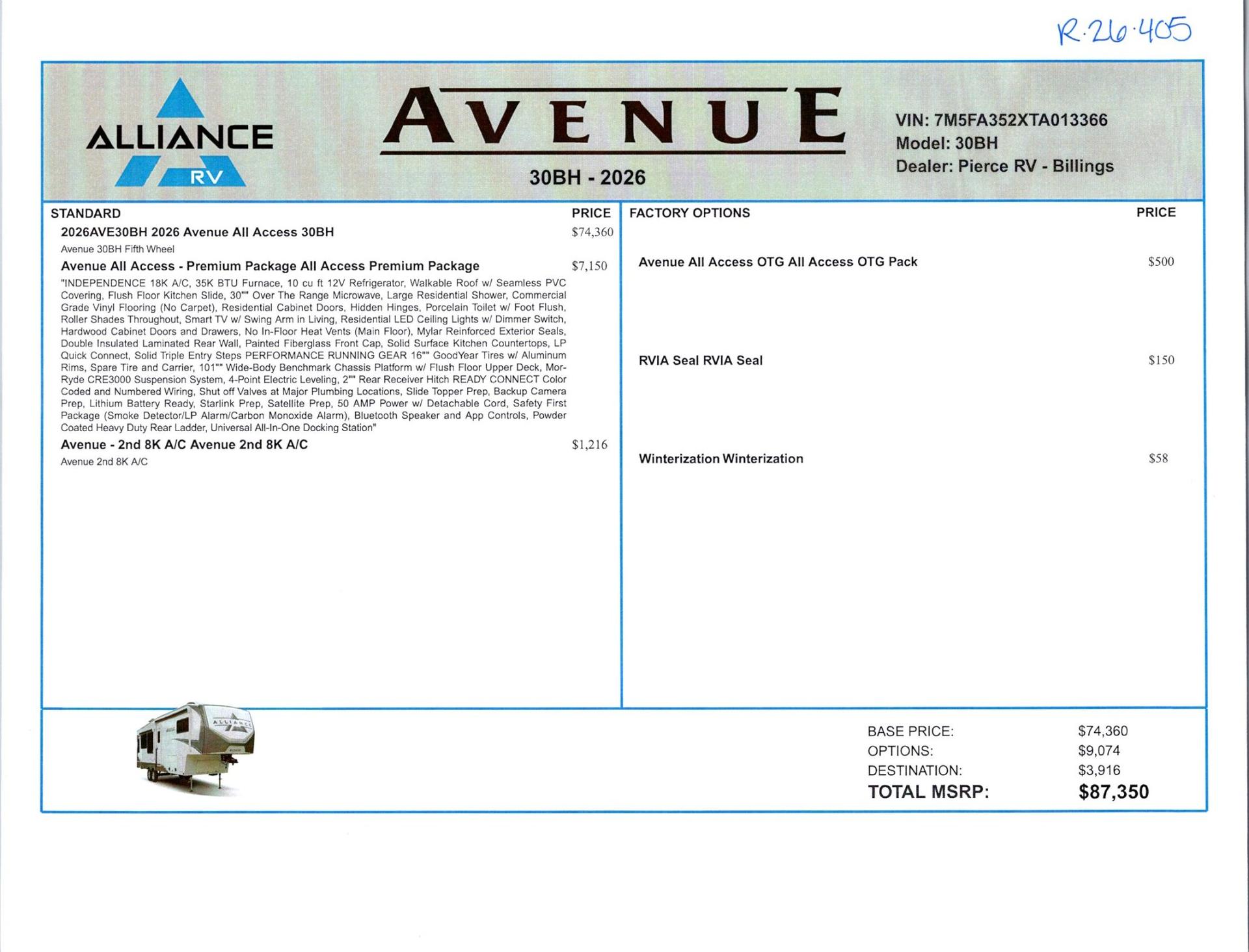 2026 Alliance 2026 Alliance Avenue - thumbnail 53