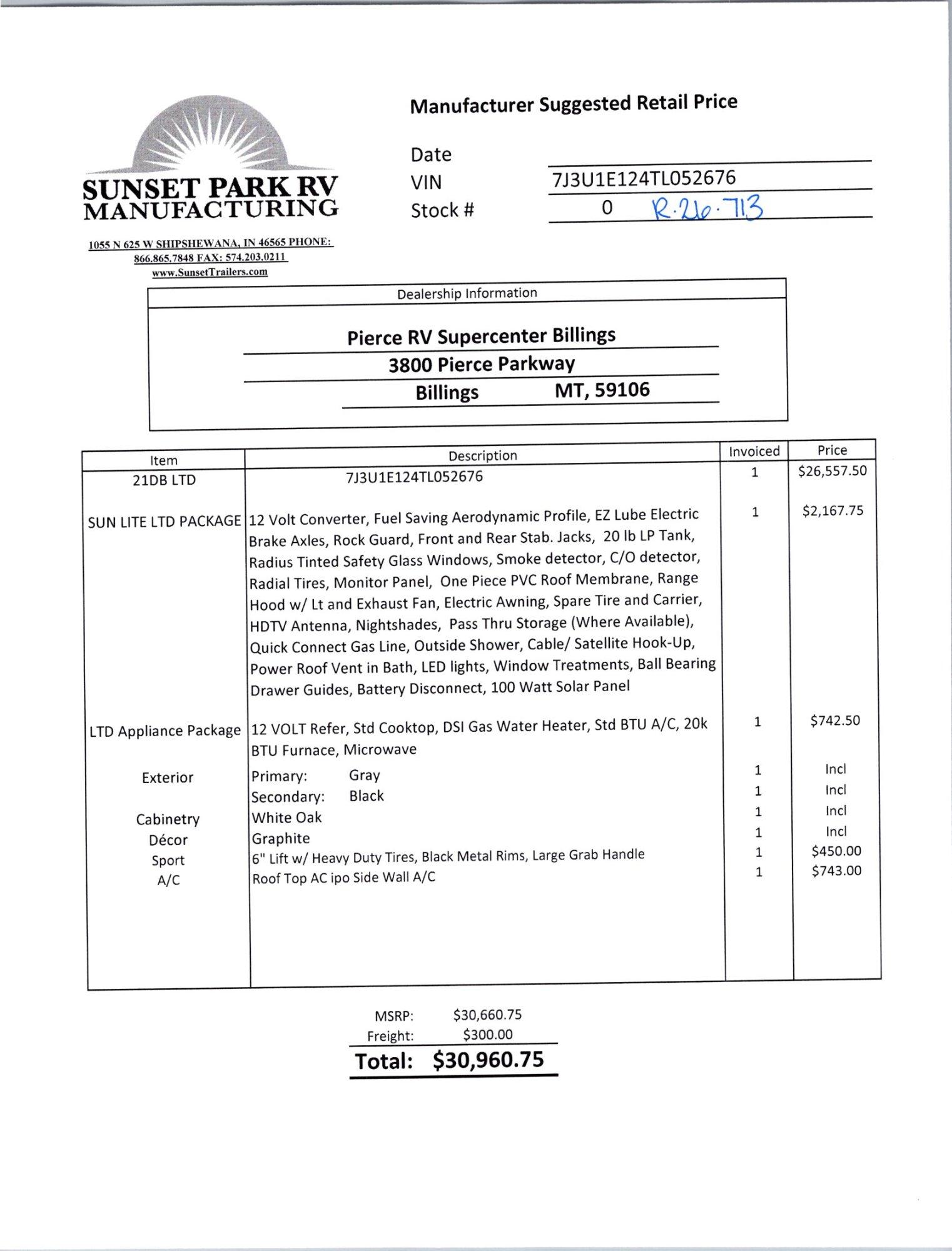 2026 Sunset Park RV 2026 Sunset Park RV Sun Lite - thumbnail 17